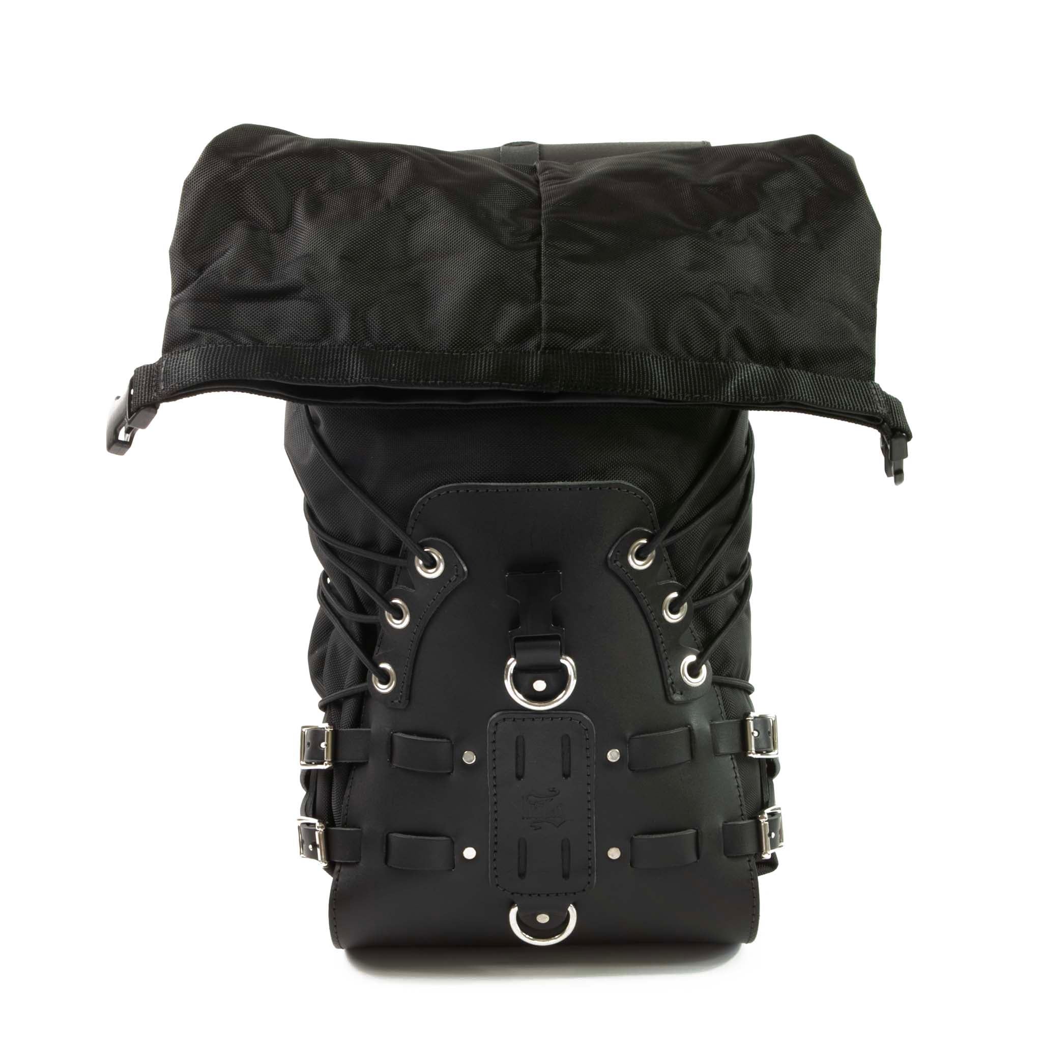 Top-down view packed—organized clothing inside waterproof dry bag