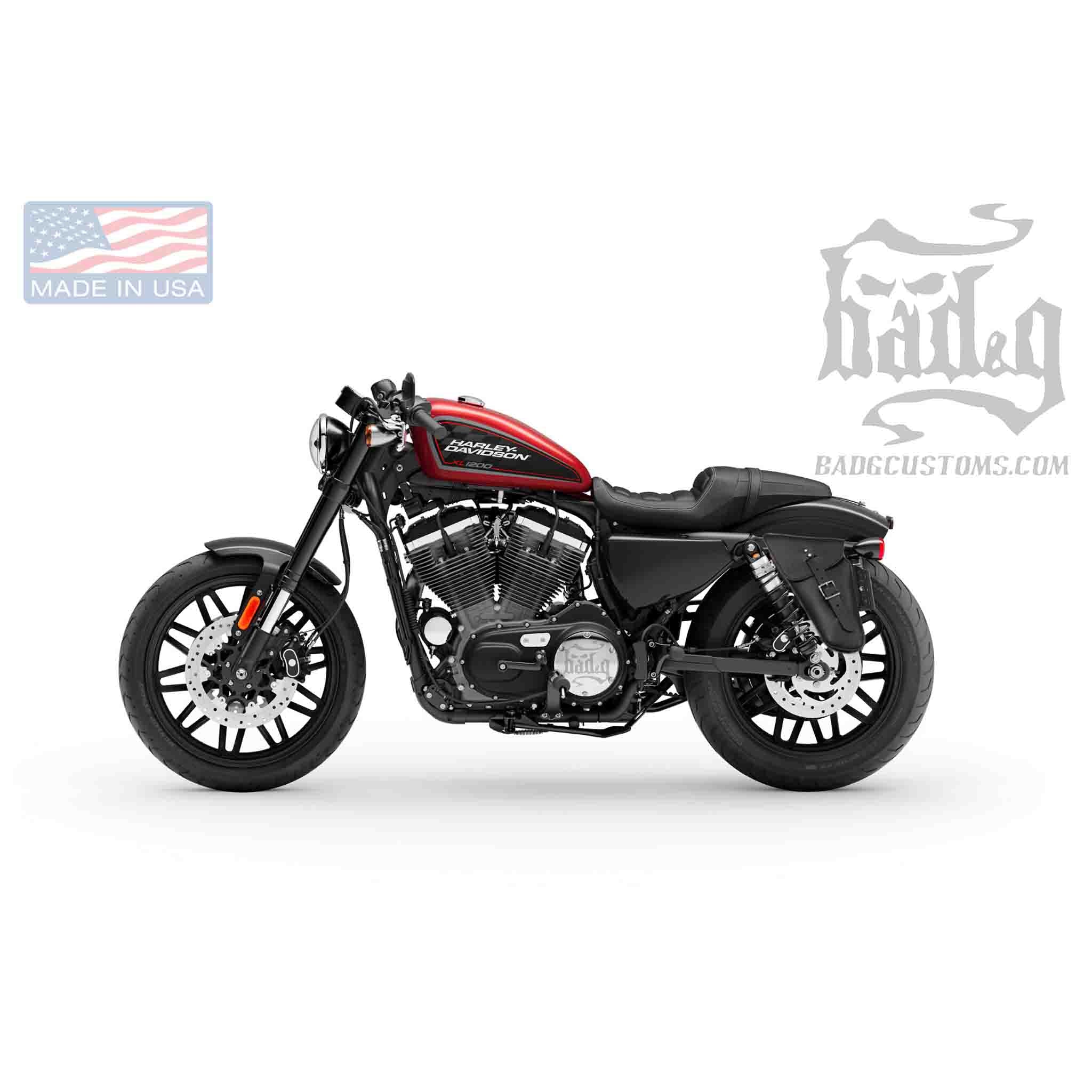 Upgrade your Harley-Davidson® Sportster with the SL03 Left Side Solo Bag. Hand crafted in USA with premium leather and top quality hardware. Durable and stylish, it's the perfect fit for your motorcycle.